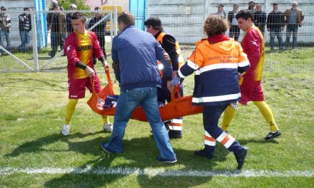 Accident cumplit pe terenul de fotbal la Babadag