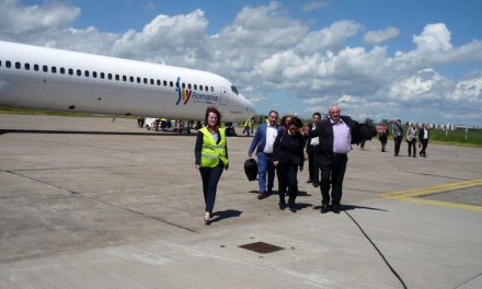 După 21 de ani, ieri a fost operat primul zbor regulat Bucureşti – Tulcea