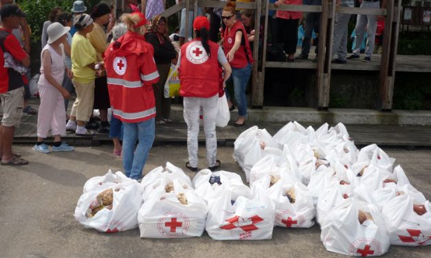 Persoanele nevoiaşe din Sulina, primii beneficiari din judeţ ai „Băncii de Alimente”