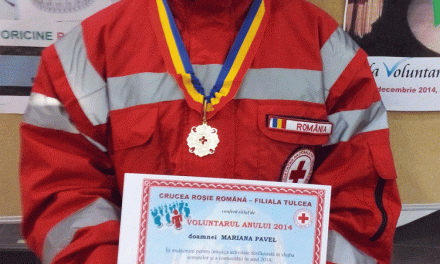 Mariana Pavel, voluntarul anului la Crucea Roşie Tulcea