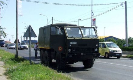 Şi la Tulcea, armata îşi asigură maşinile