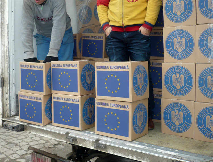Tulcenii au rămas fără alimentele de la UE: le-au fost furate!