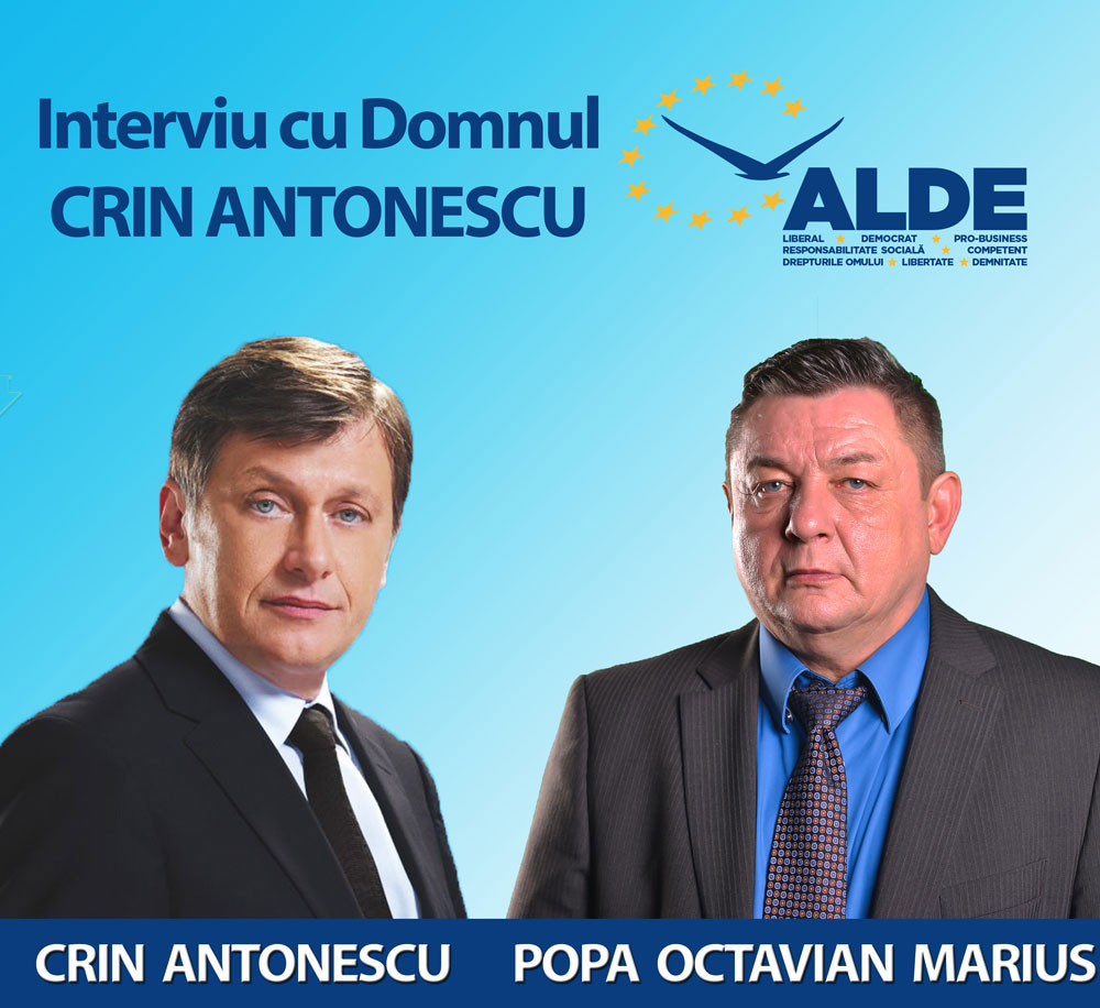 Crin Antonescu: „Eu dacă aş mai vota în Tulcea aş vota indiscutabil  cu Octavian Marius Popa”