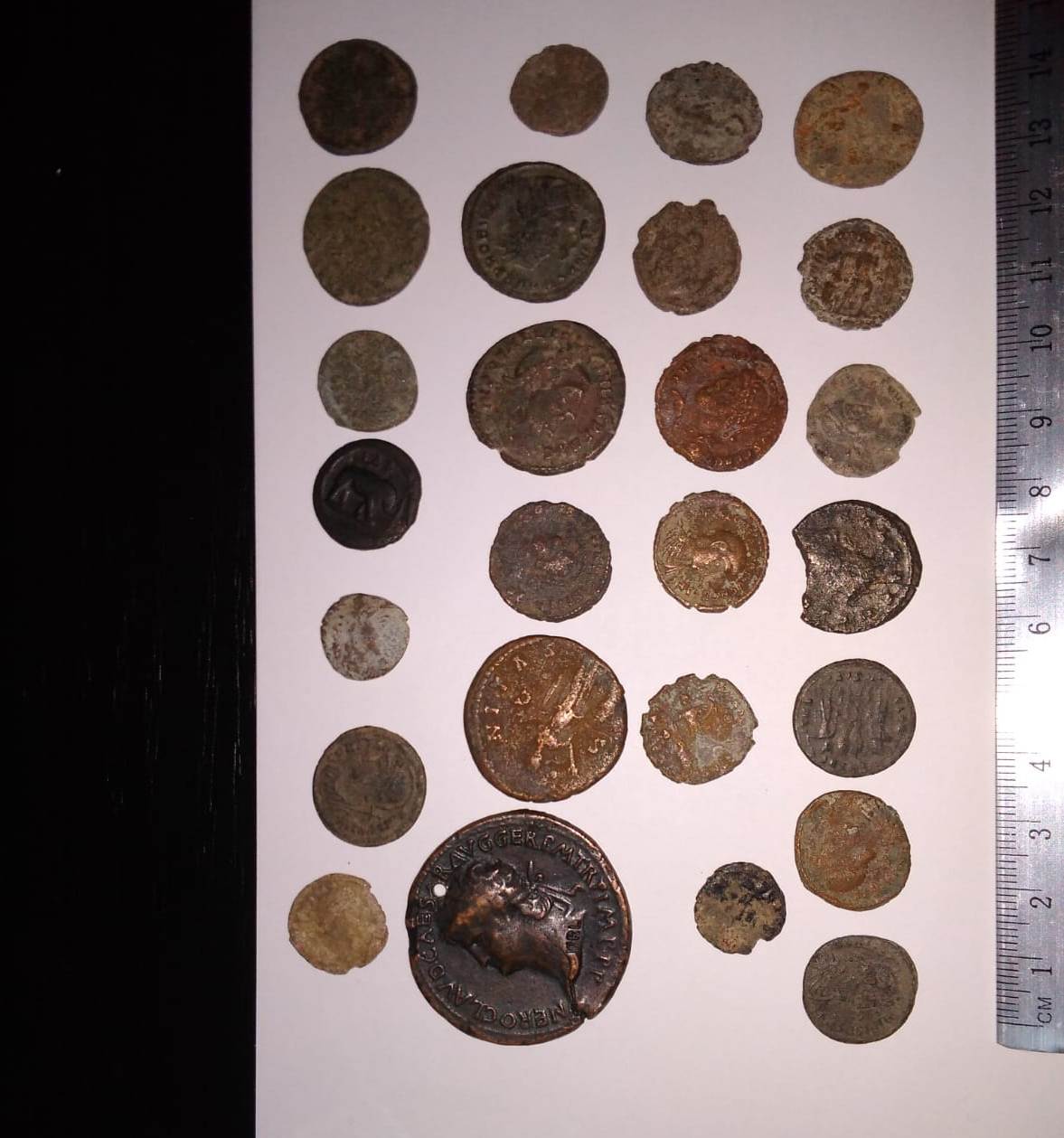 Monede antice romane, vândute ilegal la Balabancea