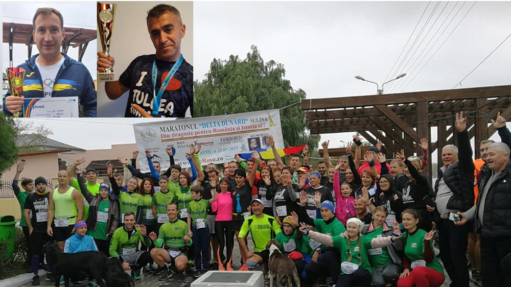 Liviu Urlih şi Sorin Andrici, recorduri personale la Maratonul Delta Dunării