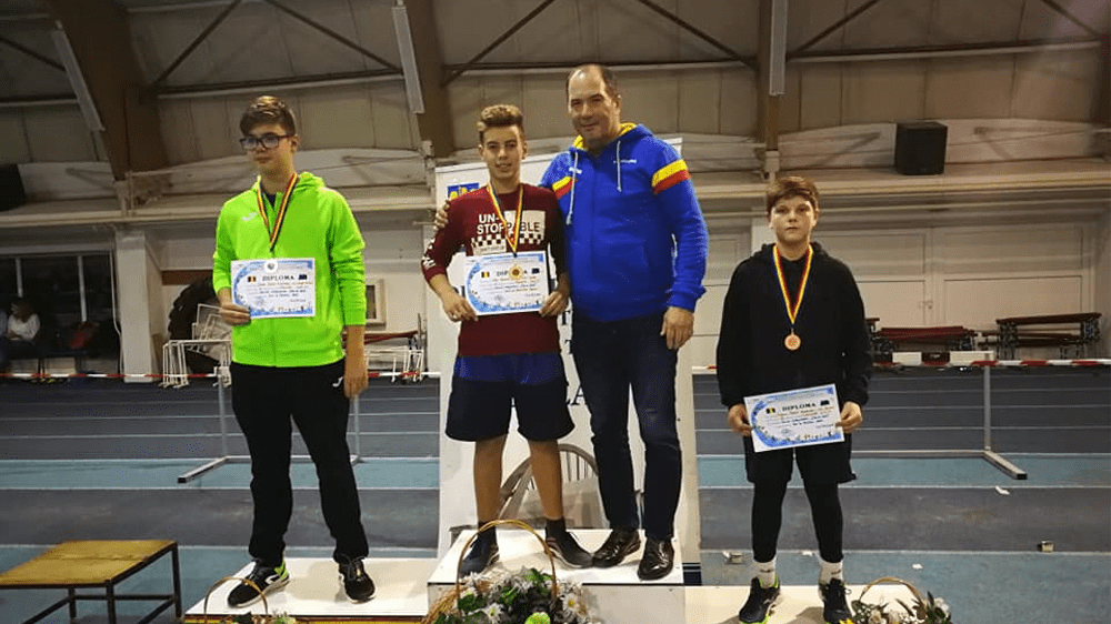 Marca Gheorghe Ciulei: trei medalii de aur pentru atleţii din Turcoaia la „Cupa de Iarnă”