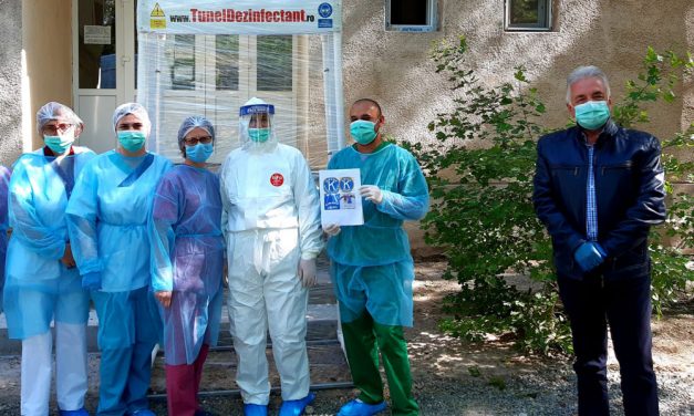 Tunel de decontaminare, donat Secţiei de Boli Infecţioase a Spitalului Judeţean Tulcea