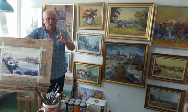 Pictorul Grigore Carată s-a autoexilat în satul natal