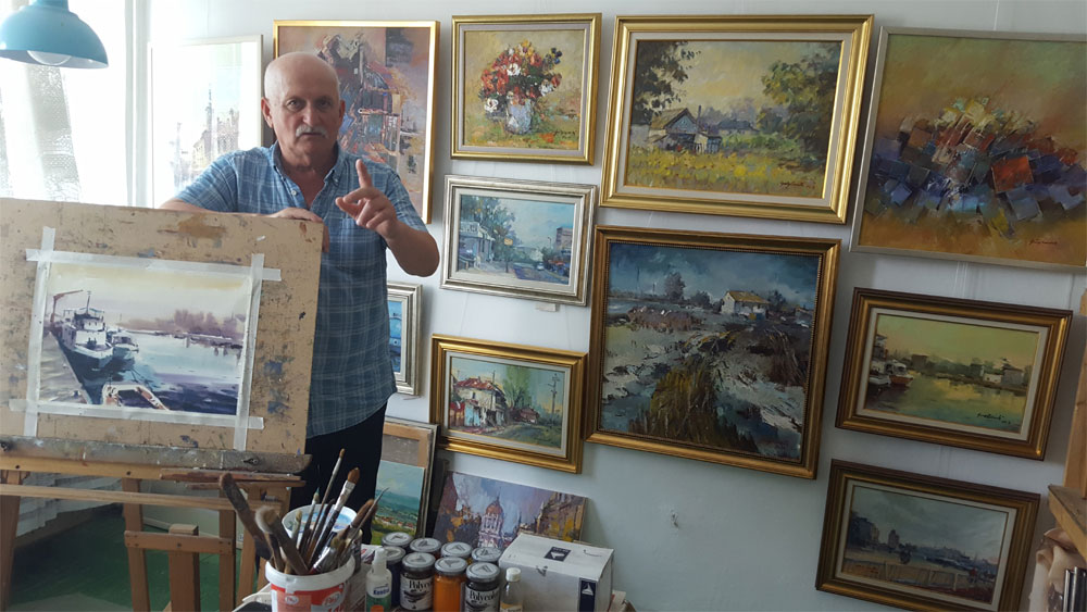 Pictorul Grigore Carată s-a autoexilat în satul natal