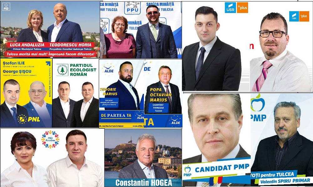 Alegeri electorale la Tulcea: 9 candidaţi pentru Primăria municipiului,  8 pentru şefia Consiliului Judeţean