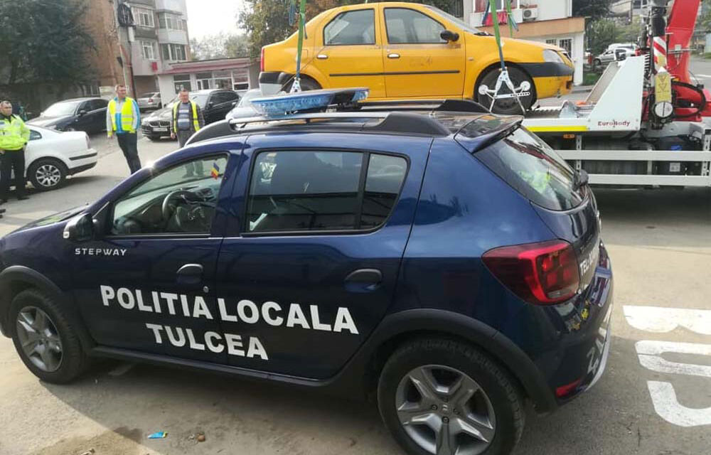Circa 3.000 de maşini, parcate zilnic neregulamentar în municipiul Tulcea