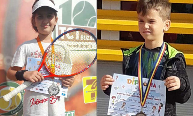 Teodora Plângu şi Eduard Platon, pe podium la Cupa Elite Tenis Pantelimon