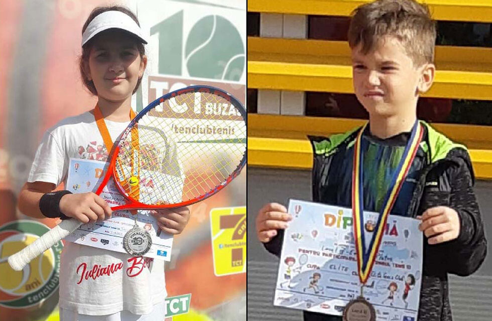 Teodora Plângu şi Eduard Platon, pe podium la Cupa Elite Tenis Pantelimon