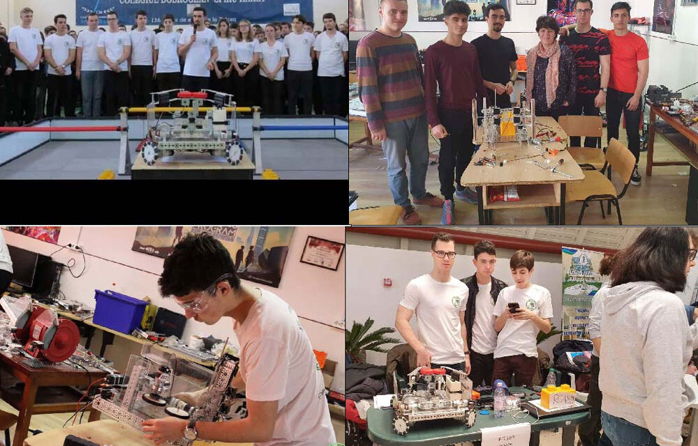 Tinerii pasionaţi de robotică de la Clubul „Ion Adamache” se pregătesc pentru etapa naţională a concursului First Tech Challenge