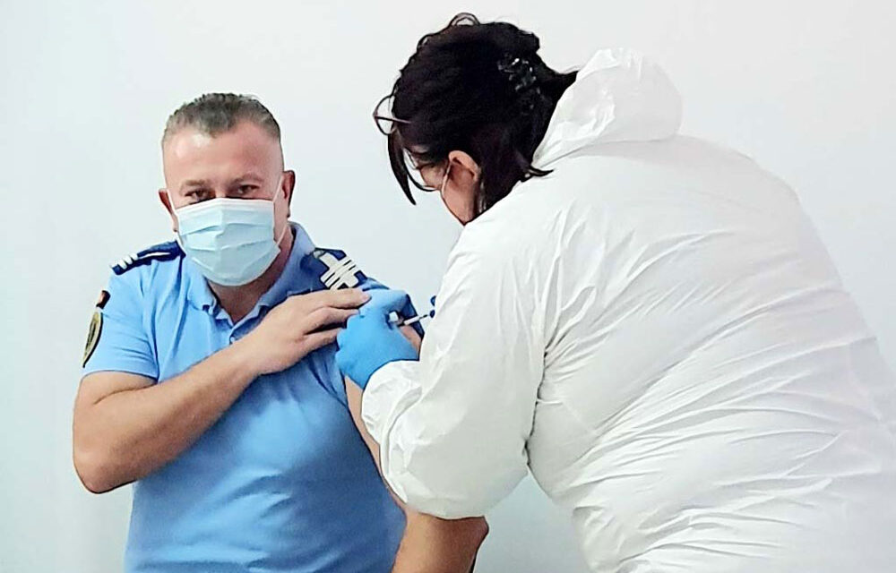 Şeful Jandarmeriei Tulcea, col. Ion Bordei, s-a vaccinat anti-Covid