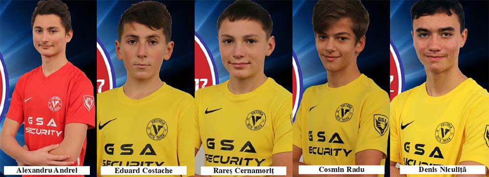 Cinci fotbalişti de la Victoria Delta Tulcea, selectaţi în următoarea etapă a Turneului Speranţelor