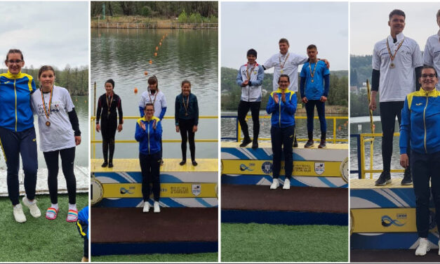 Canotorii de la CSM Danubiu Tulcea, 10 medalii la Campionatul Naţional de Primăvară Viteză şi Fond, de la Bascov