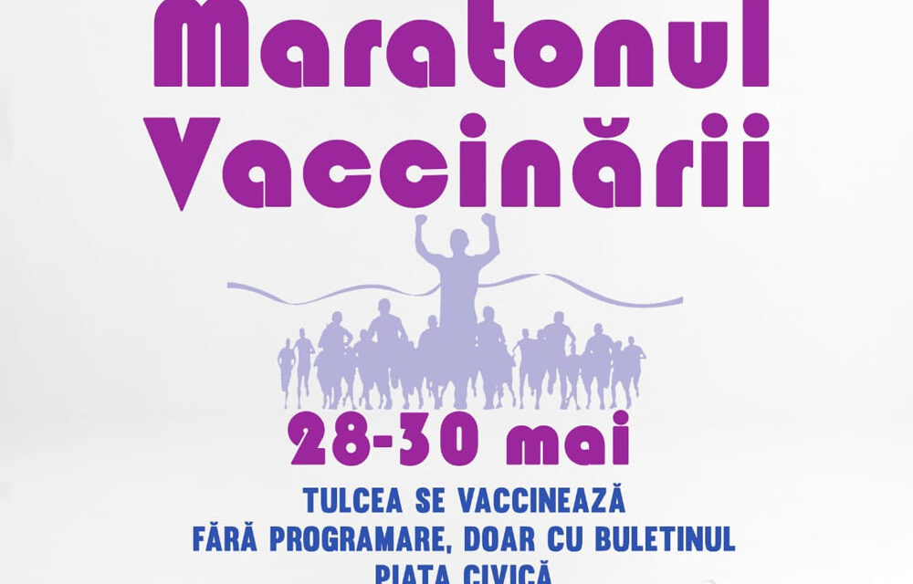 Maraton de vaccinare anti-COVID 19, de vineri, în Piaţa Civică