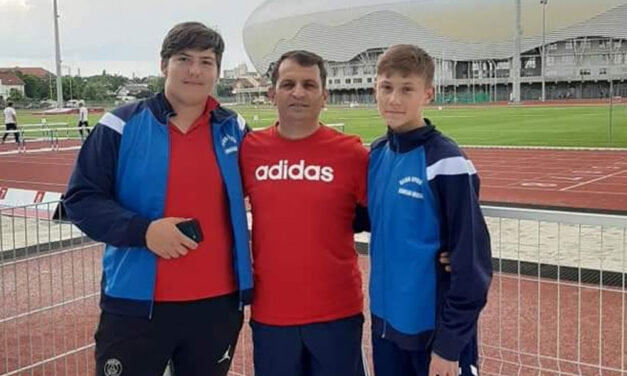 Antonio Axentiev şi Alin Şavlovschi, medalii de aur la Memorialul de Atletism pentru Juniori