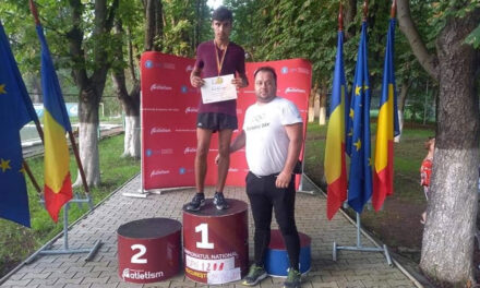 Costel Ştefănuţ Agache, două medalii de aur la Campionatul Naţional de Atletism Copii 1 şi 2