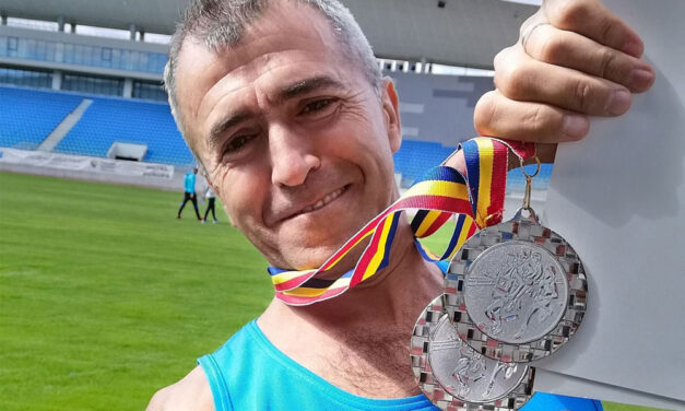 Jandarmul Sorin Andrici, două medalii de argint la Campionatul de Atletism şi Cros al Ministerului Afacerilor Interne