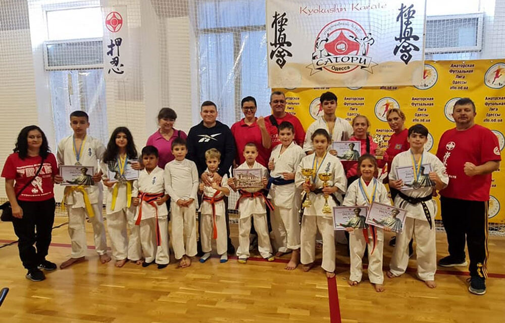 Opt medalii pentru karatiştii de la Nippon Budo Sport la Open Championship of Odessa Region