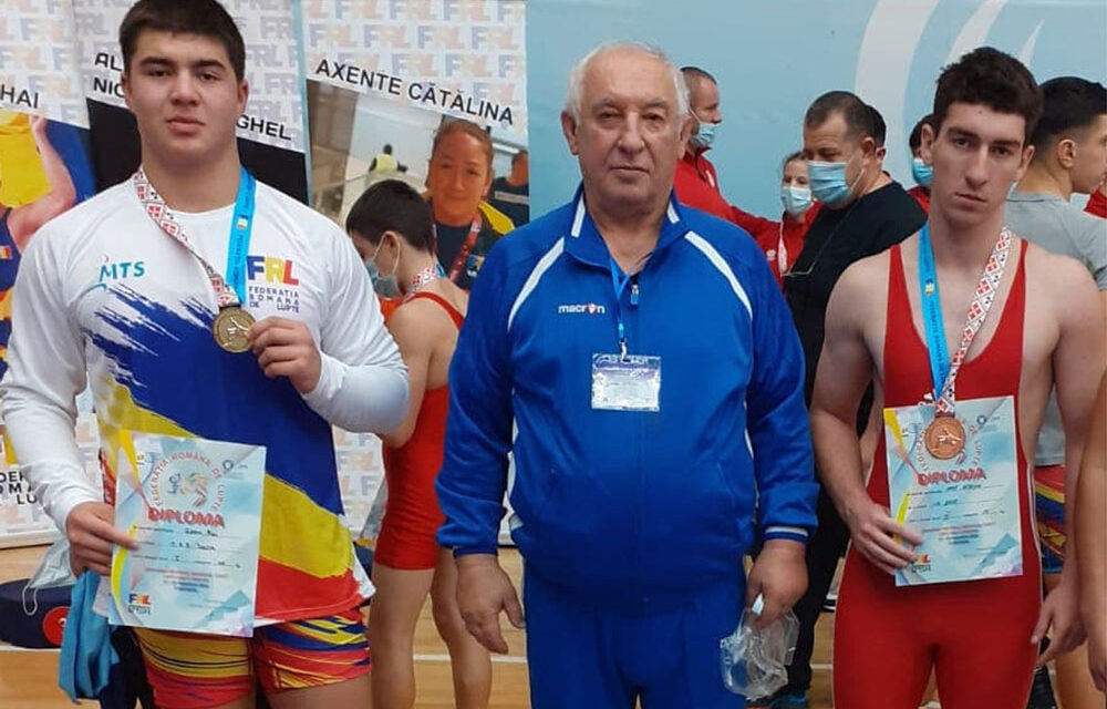 Luptătorii Ali Gean şi Ionuţ Petrişor, medaliaţi la Campionatul Naţional de Cadeţi şi Seniori