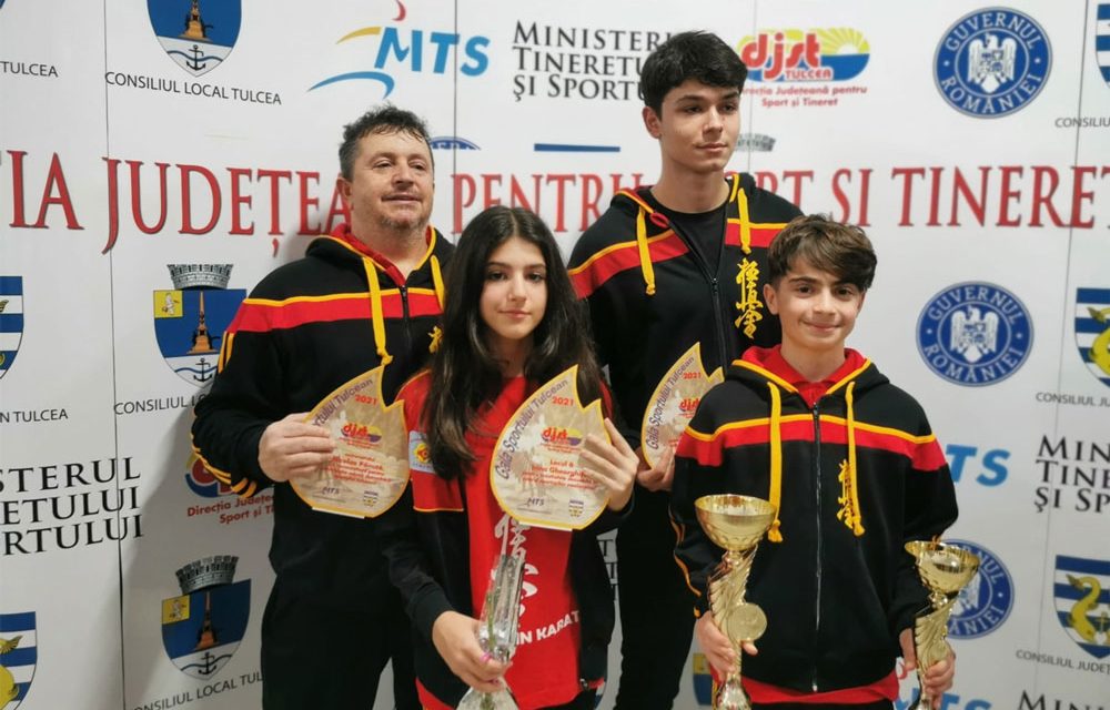 Vlad Uncu, Albert Pănuţă şi Irina Gheorghiţă de la Nippon Budo Sport, luptătorii de top ai oraşului Tulcea