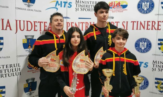 Vlad Uncu, Albert Pănuţă şi Irina Gheorghiţă de la Nippon Budo Sport, luptătorii de top ai oraşului Tulcea