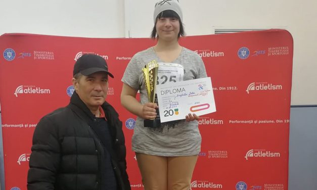 Cinci medalii pentru atleţii de la CSS Tulcea: Delia Anghelaş, campioana României la suliţă