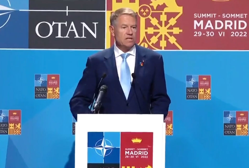 Preşedintele Klaus Iohannis: Toate obiectivele pe care România şi le-a propus la Summitul NATO de la Madrid au fost atinse!