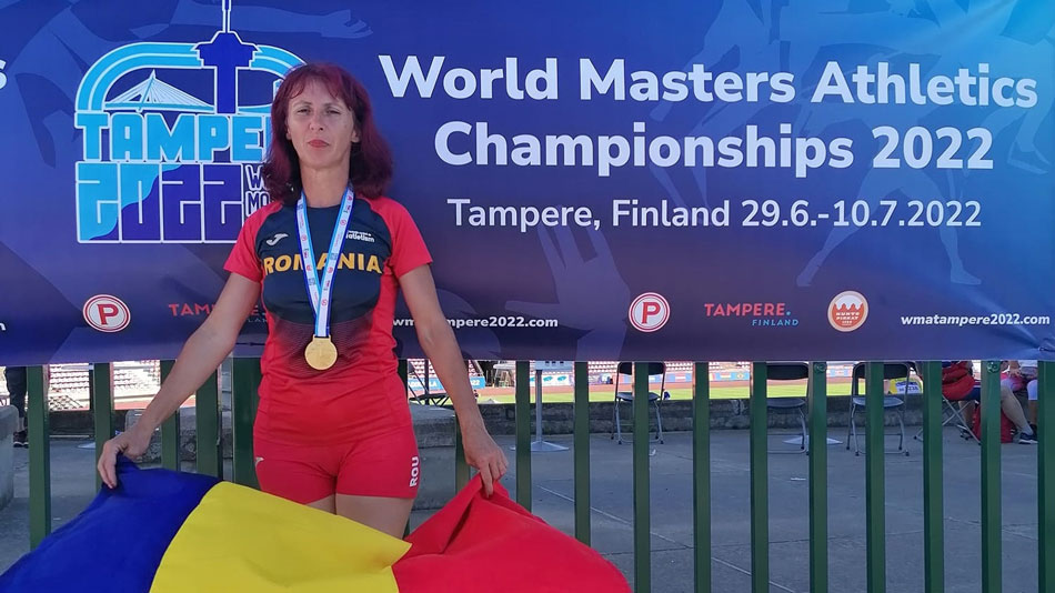 Nicoleta Ciortan, aur la Campionatele Mondiale Masters, din Finlanda