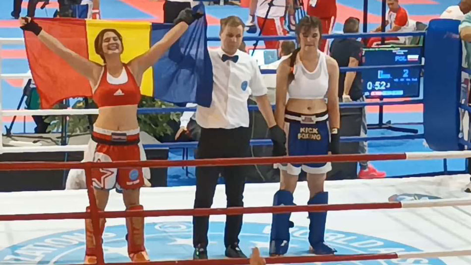 Amalia Ţugui, campioană mondială la Kickboxing WAKO