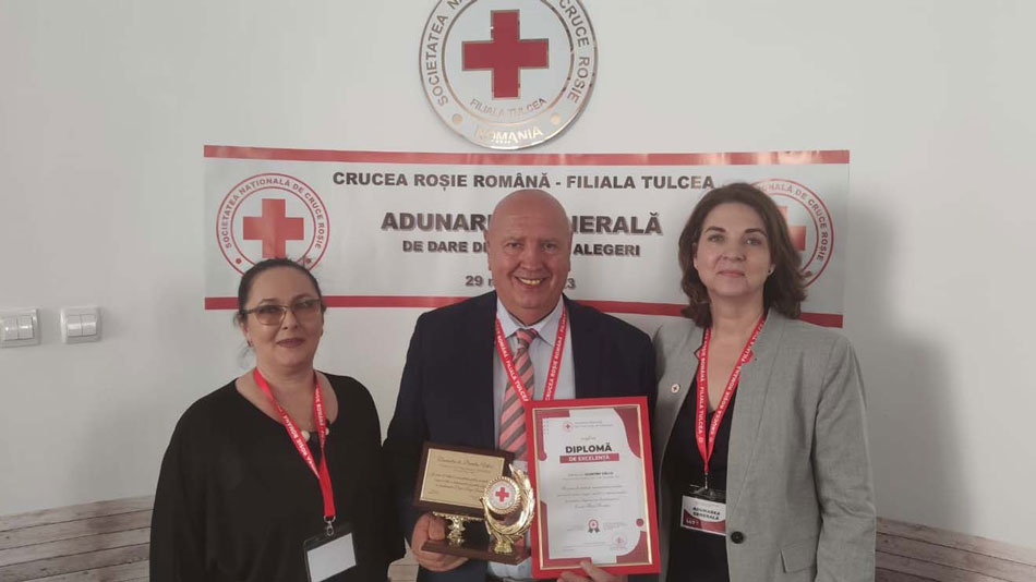 Dr. Monica Ifrim Catrinescu, noul preşedinte al Crucii Roşii Tulcea