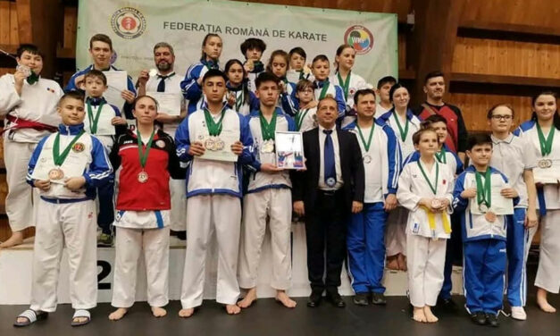 Zeci de medalii pentru tulcenii de la Fudo Shin la Campionatul Naţional de Karate Wado-Ryu