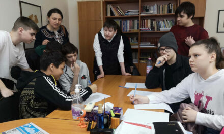 Elevii Şcolii „Ioan Neniţescu”, în vizită la redacţia ziarului Delta