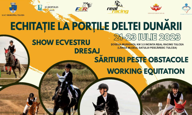 Echitaţie la porţile Deltei Dunării: show ecvestru, dresaj şi dans călare cu actorul Denis Ştefan la Clubul Real Racing