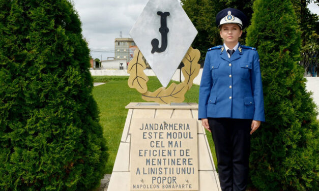 Prima femeie comandant de detaşament din istoria Inspectoratului de Jandarmi Tulcea