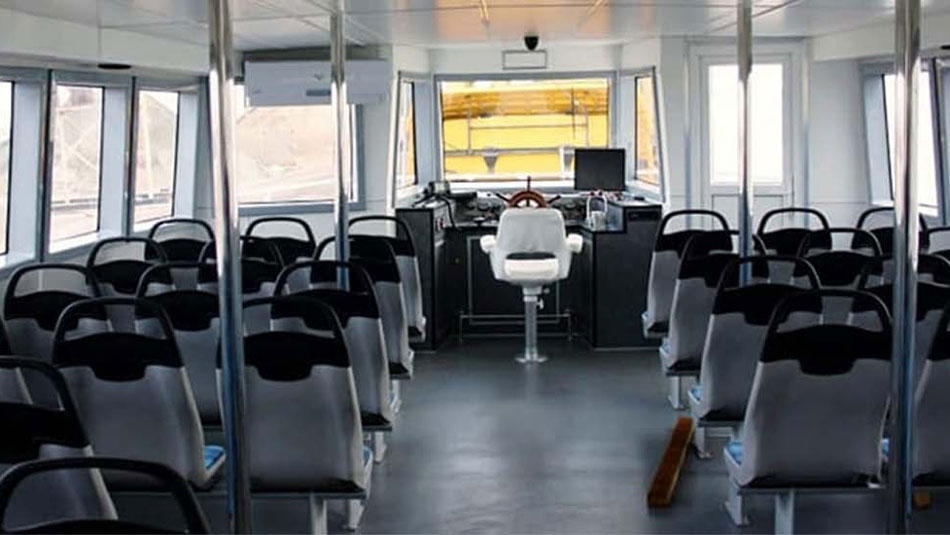Navă modernă pentru transportul public de persoane pe Dunăre