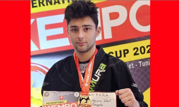 Luptătorul Eduard Daniel Moldoveanu, o medalie de aur şi două de argint la Cupa Mondială de Kempo din Tunisia