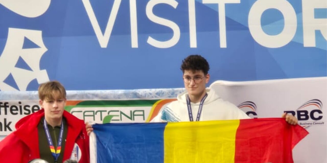 Vladimir Romaniuc, patru medalii de aur şi una de argint la Campionatul European de înot în ape îngheţate de la Oradea