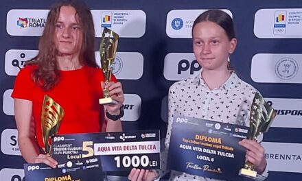 Sportivele Amalia Gheba şi Raluca Rotaru, premiate la Gala Triatlon România 2024