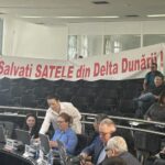 Crescătorii de animale din Delta Dunării, protest la Consiliul Judeţean