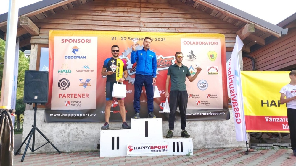 Silvian Poida, pe podium la XC Maraton Bacău