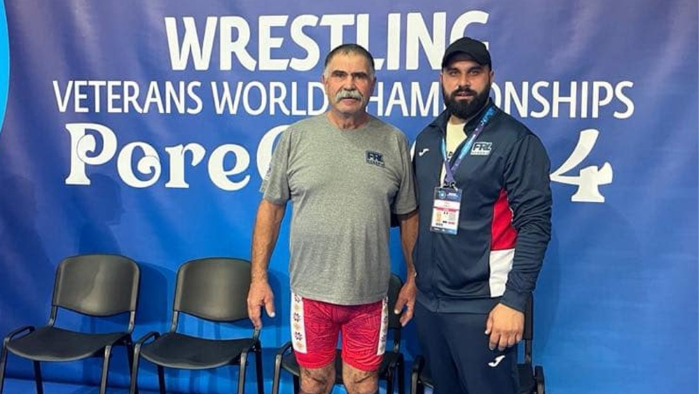 Luptătorul Florin Ivanciu, locul 4 la Campionatul Mondial de Veterani din Croaţia