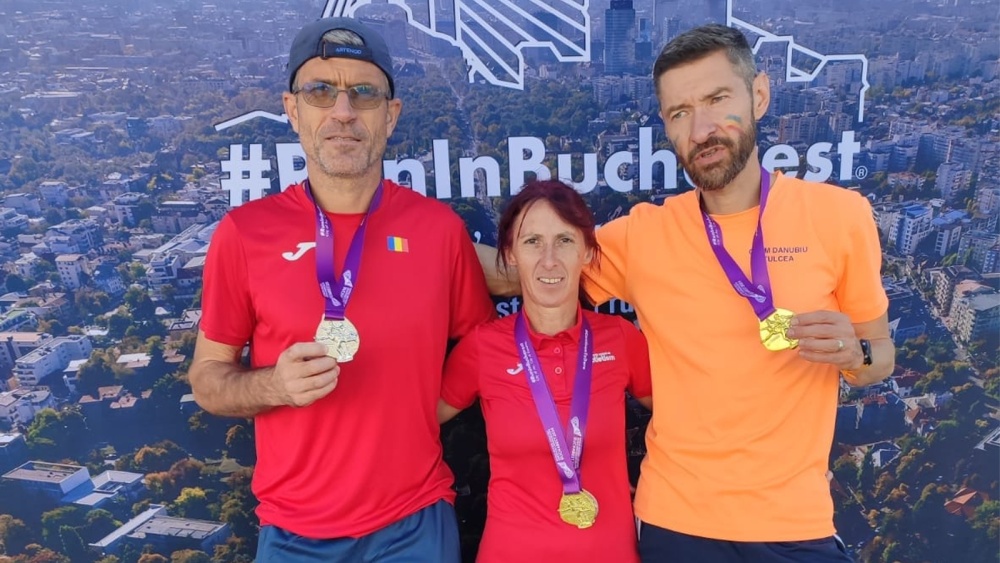 Nicoleta Ciortan şi Cornel Vasiliu, pe podium la Campionatul Mondial de Maraton Masters