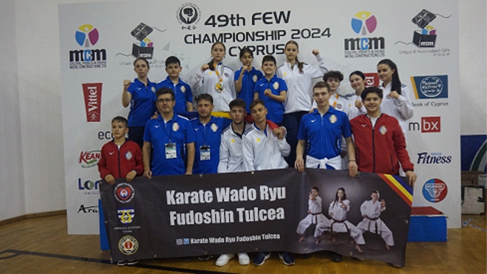 Peste 20 de medalii obţinute de karatiştii clubului Fudo Shin la Campionatul European de Karate Wadokai din Cipru