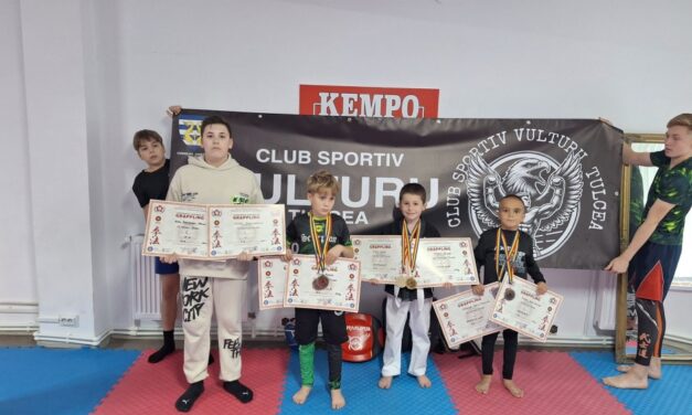 Sportivii Clubului Vulturu Tulcea, pe podium la Campionatul Naţional de Grappling