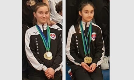 Surorile Cezara şi Iasmina Iacoblev, medalii de argint la Bucharest International Karate Open