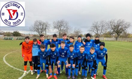 Fotbaliştii de la Under 15 se ţin tare în clasament: Victoria Delta Tulcea, locul II în Campionatul Judeţean Constanţa